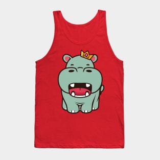 Cute Kawaii Hippo Tank Top